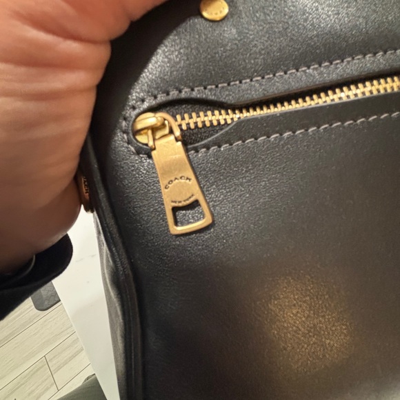 Coach Rouge Soft Cube 20– Black Full Grain Leather – Gold Hardware – G2580-CCC91 - Picture 7 of 14